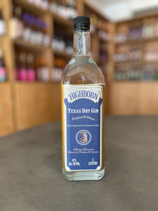 Old Highborn Texas Style Gin (1L)